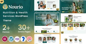 Nourio - Nutrition & Health Services WordPress Theme