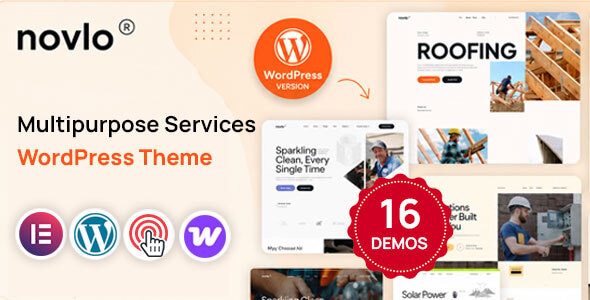 Novlo – Multipurpose Services WordPress Theme