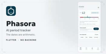Phasora | Flutter AI Period Tracker App Template