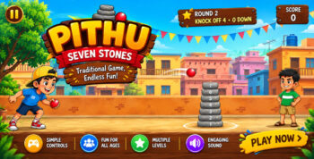 Pithu | HTML5 Seven Stones Game