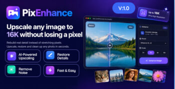 PixEnhance - AI Image Enhancement SaaS