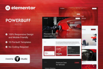 PowerBuff Auto - Car Detailing & Vehicle Protection Template Kit