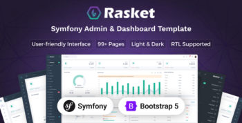Rasket - Symfony Admin Dashboard Template