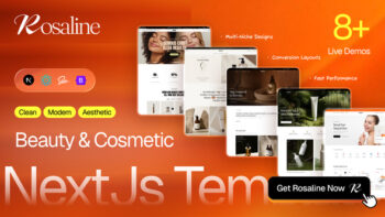 Rosaline - Beauty & Cosmetic eCommerce Nextjs Template