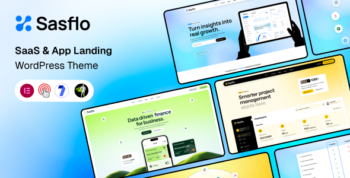 Sasflo - SaaS & App Landing WordPress Theme