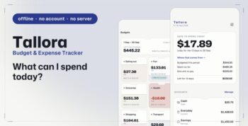 Tallora | Flutter Budget Expense Tracker App Template