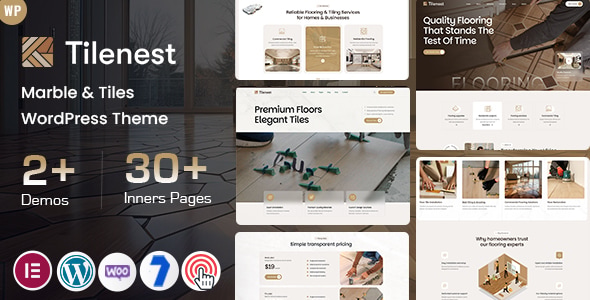 Tilenest - Marble & Tiles WordPress Theme