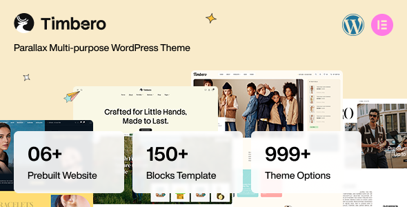 Timbero - Parallax Multipurpose eCommerce WordPress Theme