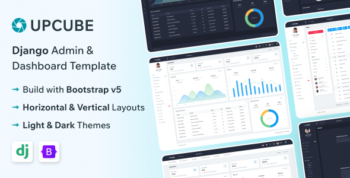 Upcube - Django Admin & Dashboard Template