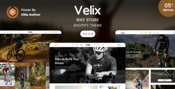 Velix - Bike Store Shopify 2.0 Theme