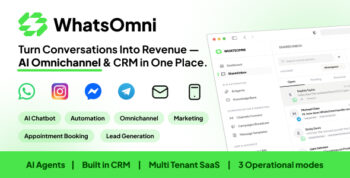 WhatsOmni – AI Omnichannel Messaging, CRM & Automation SaaS for Marketing, Leads, Sales & Support