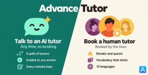 AdvanceTutor | iOS App AI Language Learning With Admin Panel