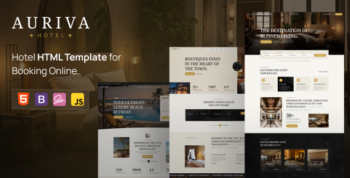 Auriva - Hotel Booking HTML Template