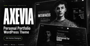 Axevia – Personal Portfolio WordPress Theme
