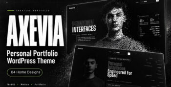 Axevia – Personal Portfolio WordPress Theme
