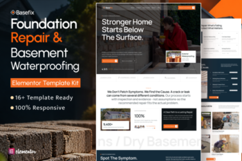 Basefix – Home Structural Contractor Elementor Template Kit
