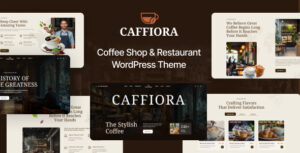 Caffiora - Coffee Shop & Restaurant WordPress Theme
