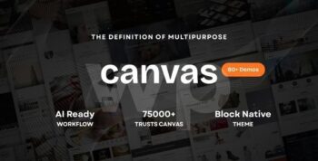 Canvas | The Multi-Purpose AI Theme & Website Builder