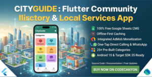 CityGuide | City and District Directory Flutter App