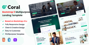 Coral - Bootstrap 5 Multipurpose Landing Template