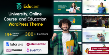 Educeet - Education & Online Course WordPress Theme