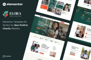 Elora - Non-Profit & Charity Elementor Template Kit