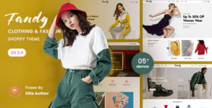 Fandy - Clothing & Fashion Responsive Shopify 2.0 Theme