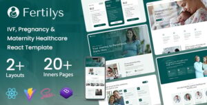Fertilys – IVF, Pregnancy React Template