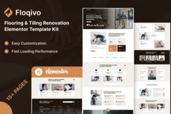 Floqivo – Tiling & Flooring Elementor Template Kit