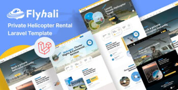 Flyhali – Private Helicopter Rental Laravel Template