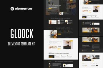 Gloock - Locksmith & Key Maker Service Elementor Template Kit