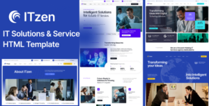 ITzen - IT Solutions & Service HTML Template