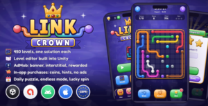 Link Crown | Color Connect Puzzle Game for Unity
