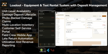 Loadout | Equipment and Tool Rental Flutter App With PHP Script
