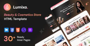 Lumixa - Beauty & Cosmetics Store HTML Template