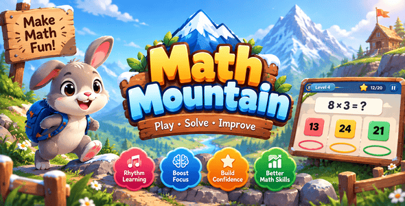 Math Mountain | HTML5 Rhythm Maths Game