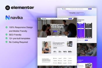 Navika - Digital Marketing Agency Elementor Pro Template Kit