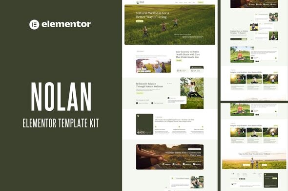 Nolan - Alternative Health Elementor Template Kit