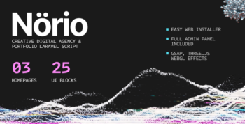 Norio | Creative Digital Agency & Portfolio Laravel Script