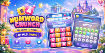 NumWord Crunch | HTML5 Math & Word Search Game