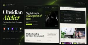 Obsidian - Creative Portfolio HTML Template