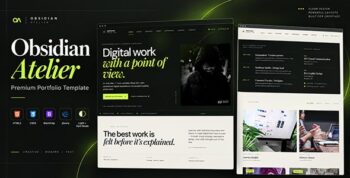 Obsidian - Creative Portfolio HTML Template