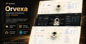 Orvexa | AI Operations React Admin Template