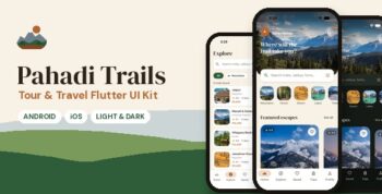 Pahadi Trails | Tour and Travel Flutter UI Kit