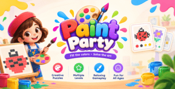 Paint Party | HTML5 Coloring Game