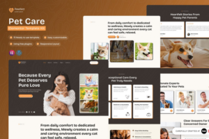 Pawfect – Pet Care Elementor Template Kit