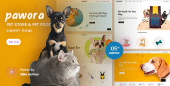 Pawora - Pet Store & Pet Food Shopify 2.0 Theme