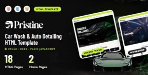 Pristine - Car Wash & Auto Detailing HTML Template
