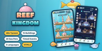 Reef Kingdom | Idle Underwater Builder HTML5 Game
