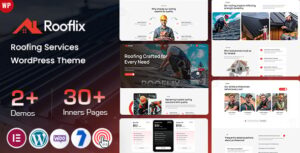 Rooflix - Roofing Services WordPress Theme